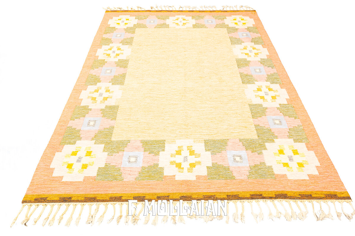 Rollakan Swedish Flat-weave Rug n°:366196